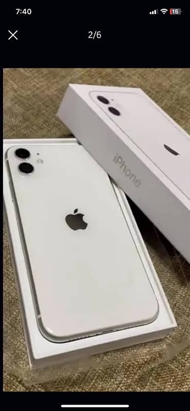 iPhone 11 white colour 64gb water pack factory unlock 1