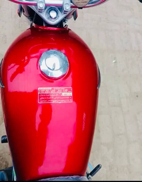 Honda Cd70model 2024 special red edition Hyderabad number 7