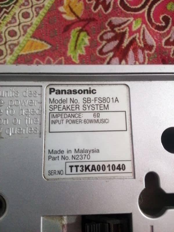 Panasonic made in Malaysia 2