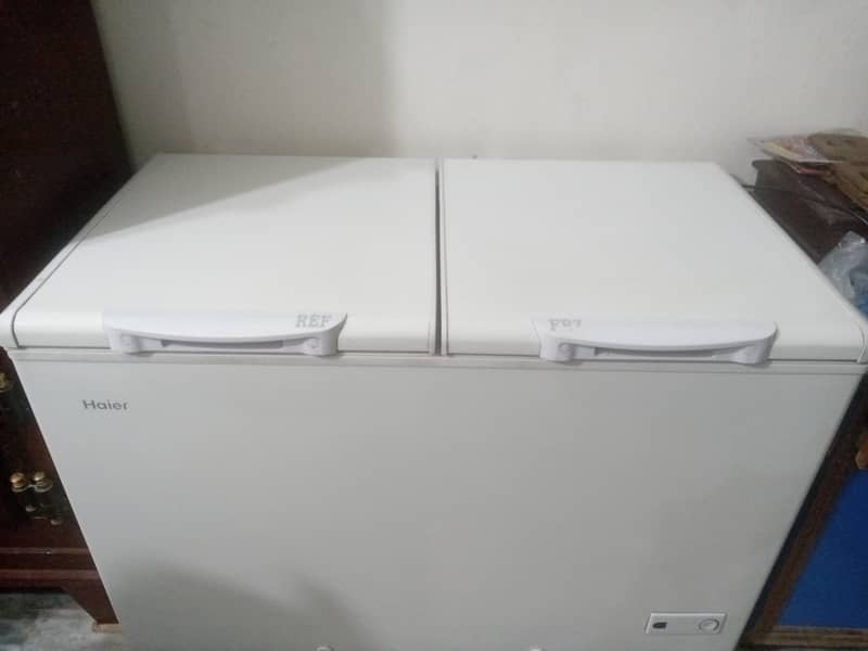 Haier two door deep freezer 4