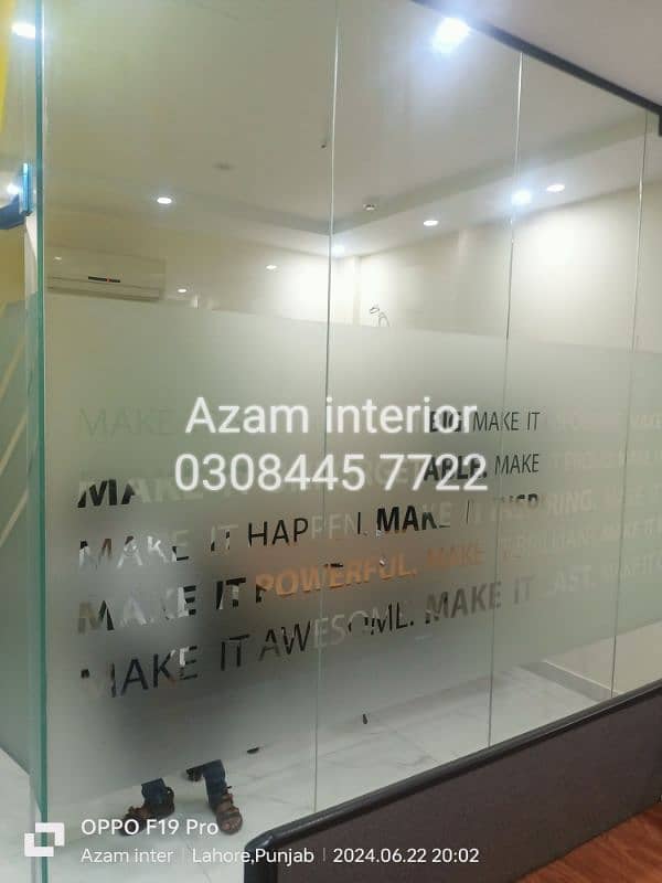 wooden floor window blinds Azam Interior . glass paper frosting 13