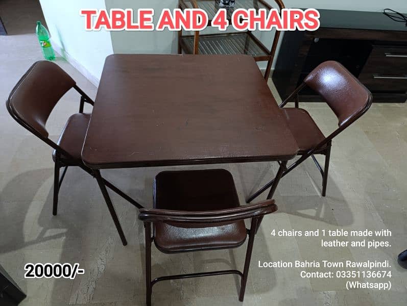 FOLDABLE TABLE FOLDABLE CHAIRS 0