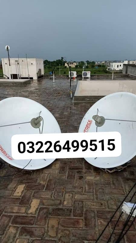 7 Dish Antennas and services and TV 03226499515 0