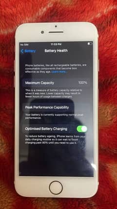 Iphone 7 for sale 128 Gb pta approved battery changed