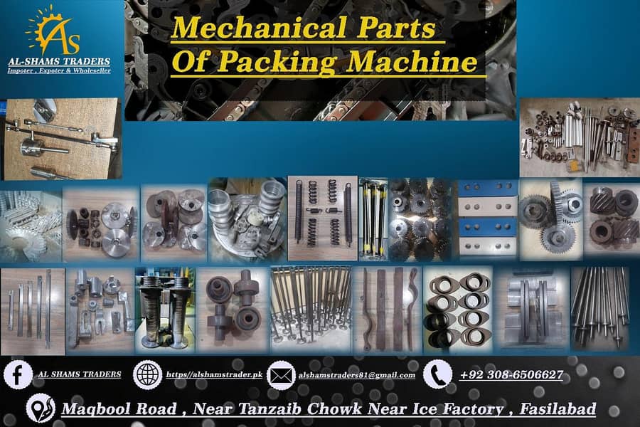 Packing Machines/ Spare Parts of All types of packing machines/spare 1