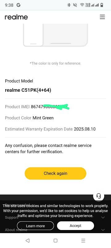 Realme c51 (4/64) 3