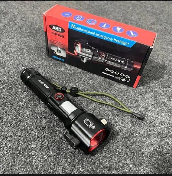 multifunction high power LED torch 3