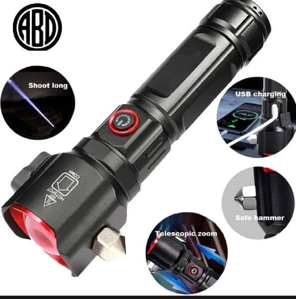 multifunction high power LED torch 4