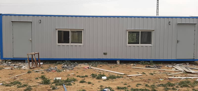 prefab double story building marketing office container office portable toilet 12