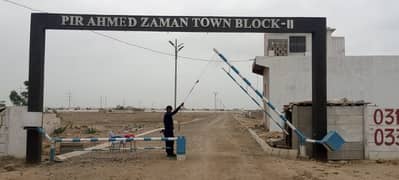 240 Yards Block-2 Corner Plot Available in Pir Ahmed Zaman Town Karachi