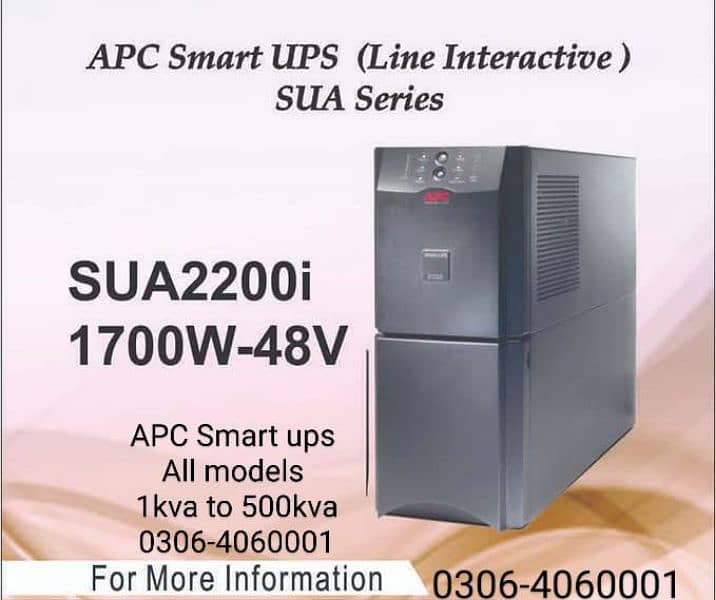 APC UPS  650va,1000va,1500va,3000va,5000va ,10kva,20kva,40kva,all ups 19