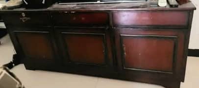 TV console for sale , solid wood table