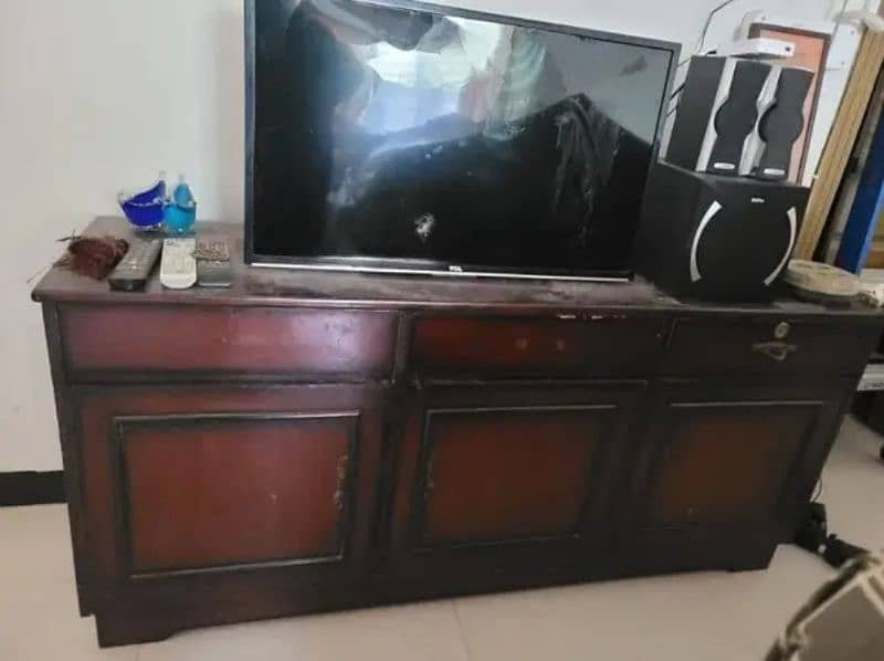 TV console for sale , solid wood table 1