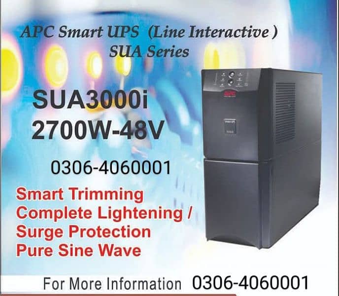 Online Apc UPS 1kva, 2kva,3kva ,5kva,10kva,20kva,40kva 14