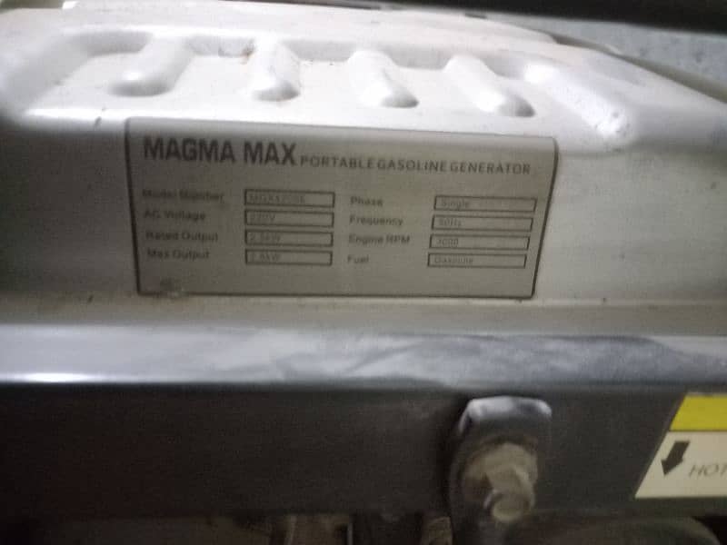 Magmax 2.5kw generator 5