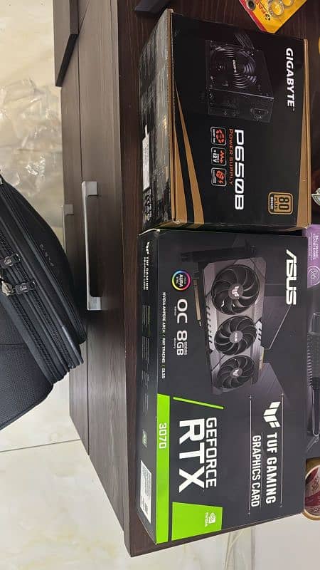 Asus TUF 3070 Trio and Gigabyte 650watt PSU 0