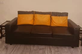 5 five seater sofa set | storage couch | brown leather sofa for sale