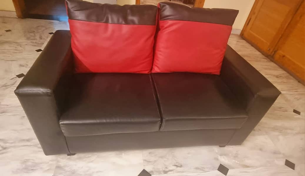 7 seven seater sofa set | storage couch | brown leather sofa for sale 2