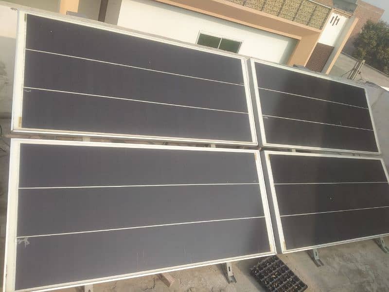 solar panel with set-up 1