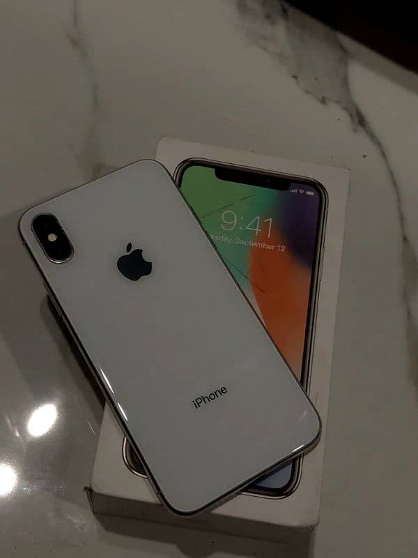 iphone x 256Gb pta approved with cabel charger All original read descr 2