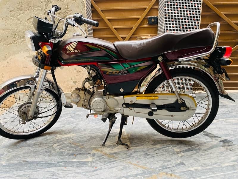 Honda CD 70 new new bike fresh 1