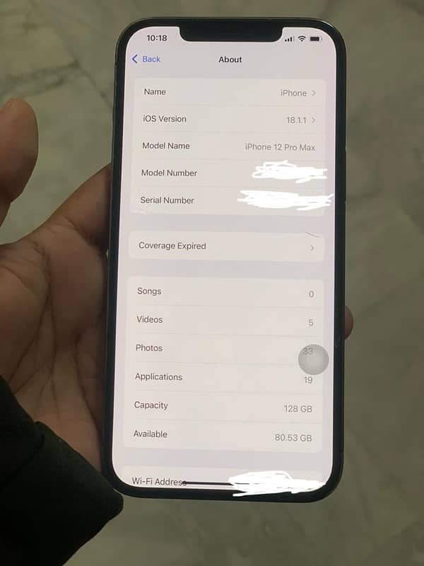 iPhone 12 Pro Max 128GB LLA PTA APPROVED 4