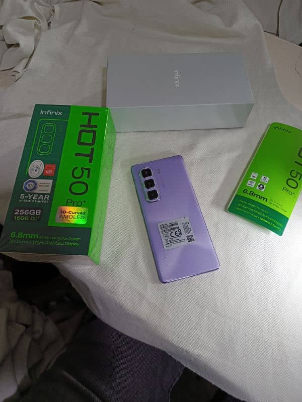 infinix hot50 pro+ 8+8 :256gb 5