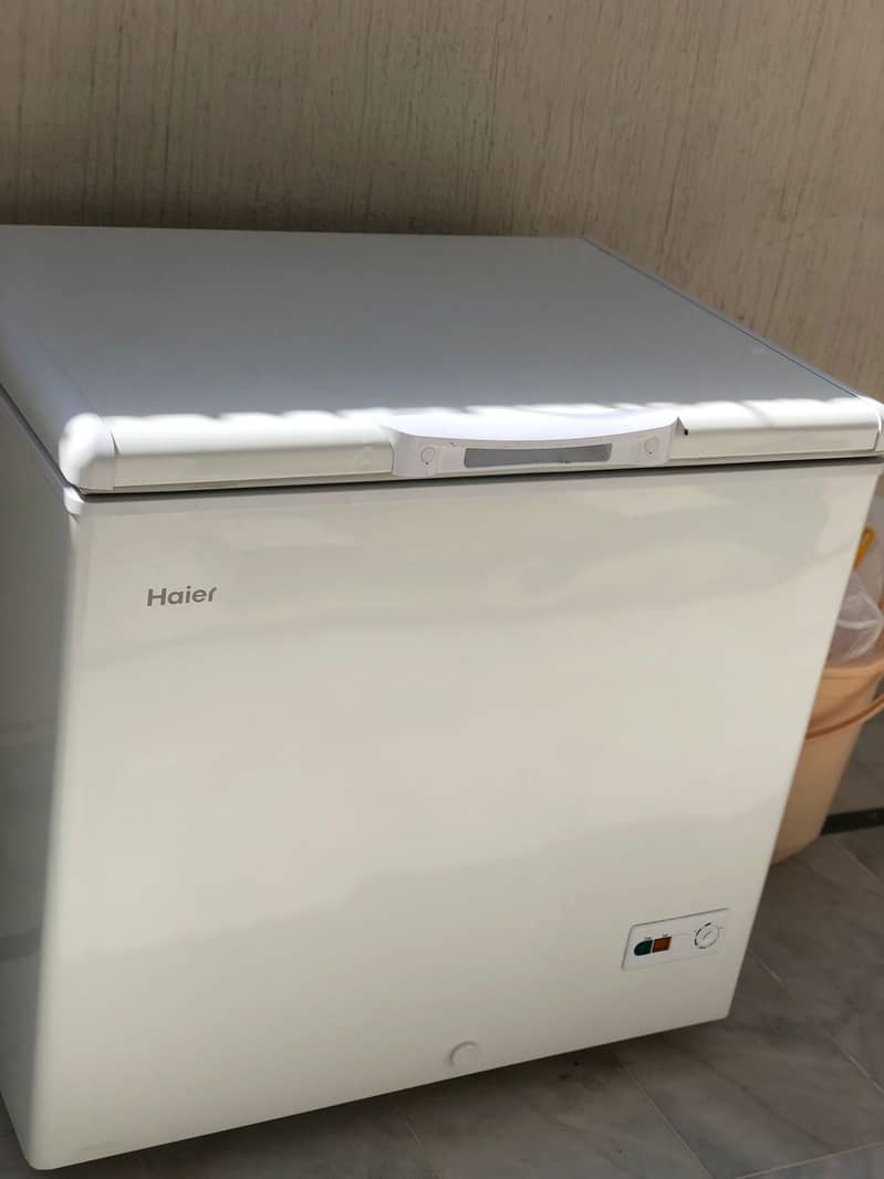 Haier deep freezer 0