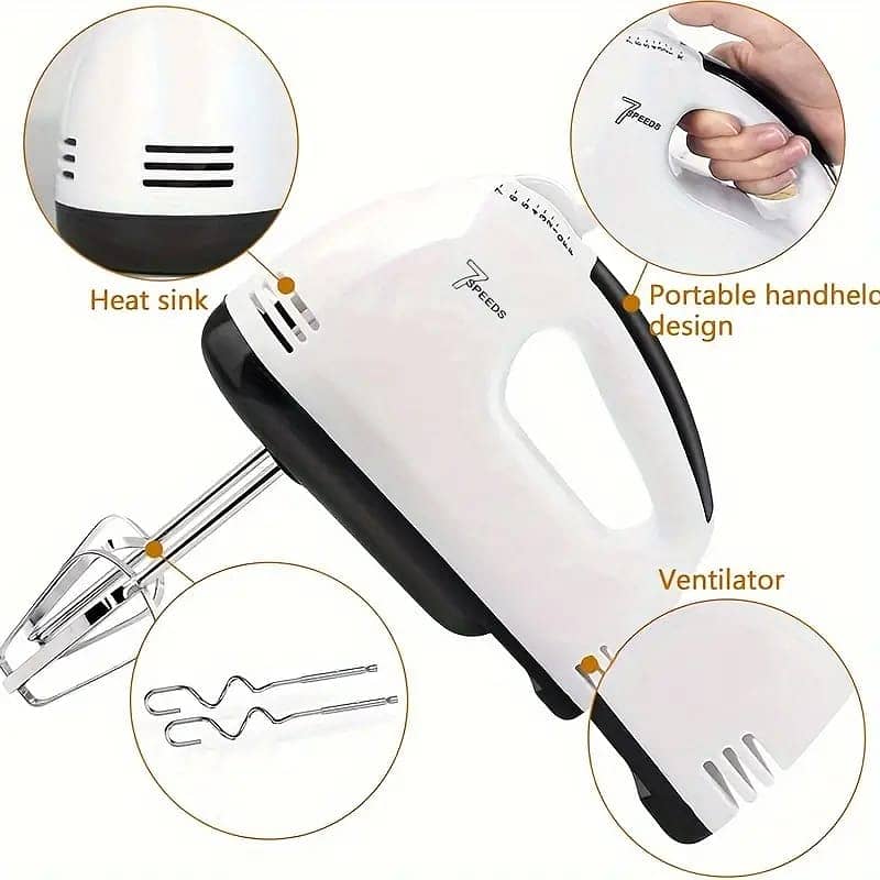 Electric Egg Beater Machine ,coffee Beater , Hand Mixer Chargeable 4