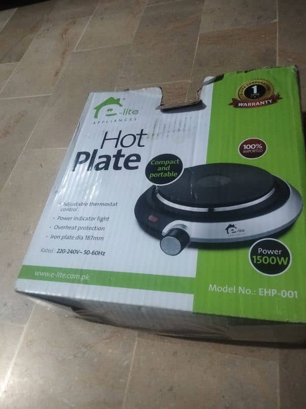 hot plate use me ha condition 10 /8 1