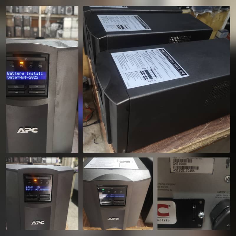 apc smart ups 1500va,3000va,5000va,pure sinewave ups fresh stock 10