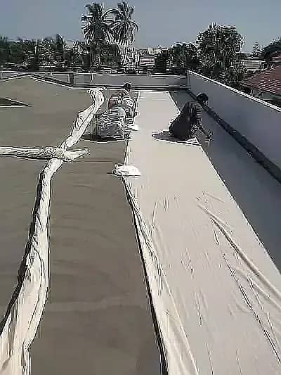 Roof waterproofing Heatproofing roof bathroom leakage seepage 13