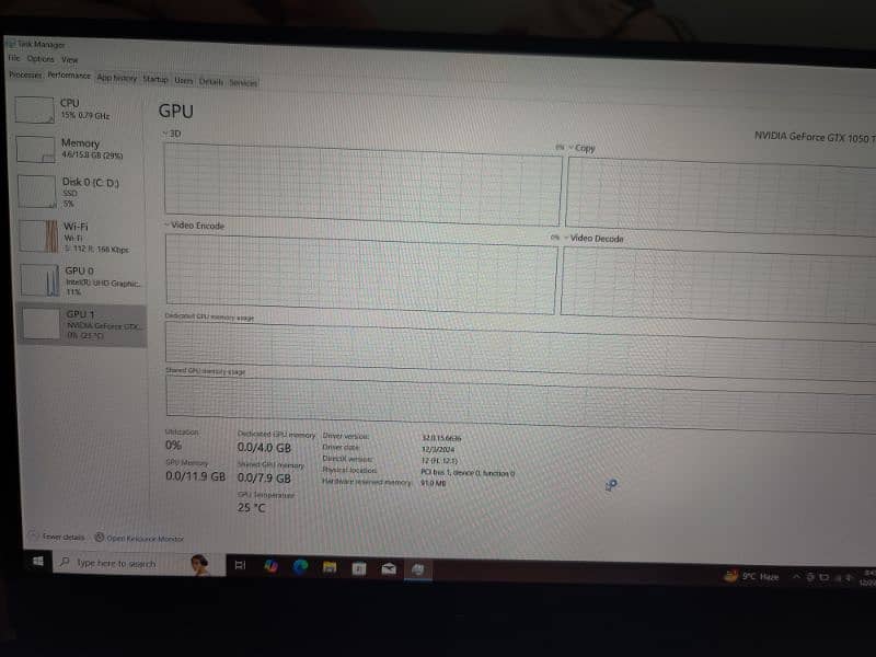 Dell XPS 15 9570 Cori7 8th Gen GPU 4GB 5