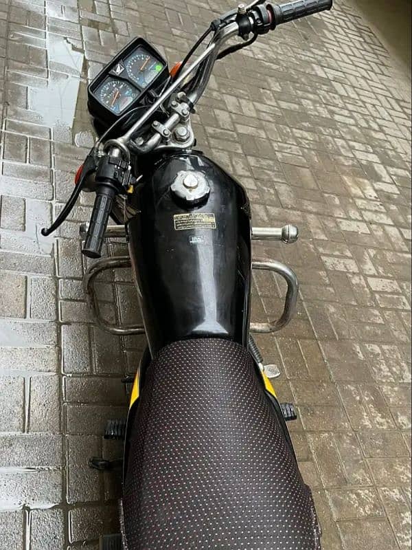 HONDA 125 (2021) ALL PUNJAB NUMBER black 2