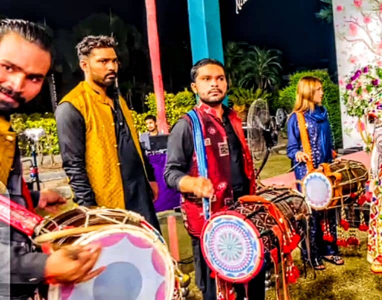 foji band baja/fauji pipe band Lahore/Dhool/ Barat/Shadi/Mehndi/Event 0