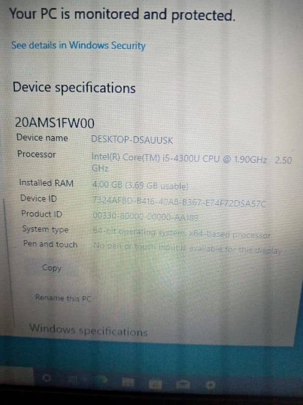 Laptop Lenovo 6