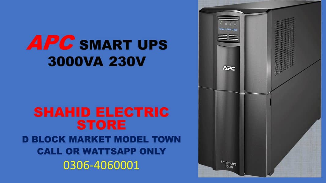 ONLINE APC SMART UPS SRT 6KVA, new model for medical and others 8