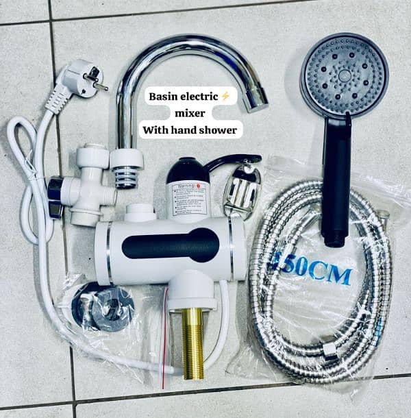 Instant Hot Water faucet With hand shower 0