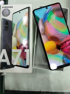 Samsung A71 8/128 no rpain box sath fox sale