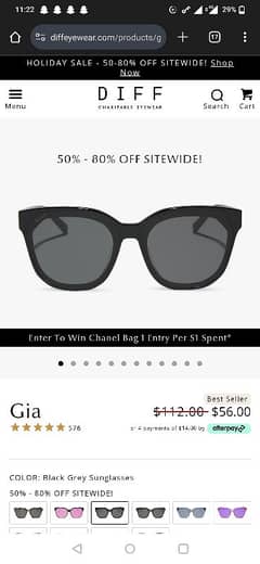 Diff Gia Sunglasses USA Brand