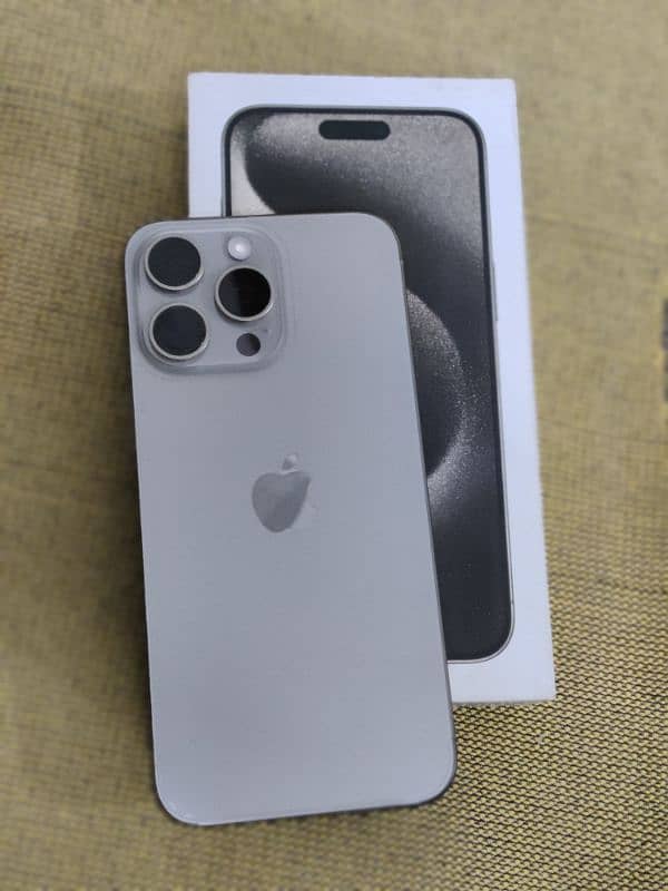 Iphone 15 pro max 256Gb Non pta Factory Unlock Natural titanium LLA 0