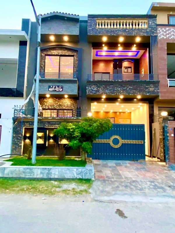 5 MARLA LUXURY BRAND NEW HOUSE FOR SALE C BLOCK FAISAL TOWN F-18 ISLAMABAD ALL FACILITY AVAILABLE 0