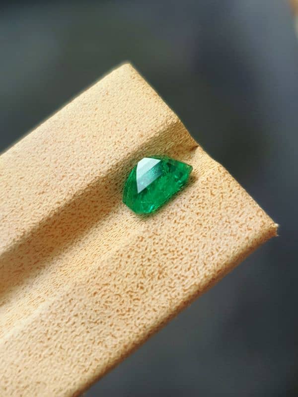 2.06 ct Natural Emerald, Emerald Cut Gem from Panjshir Afghanistan 2