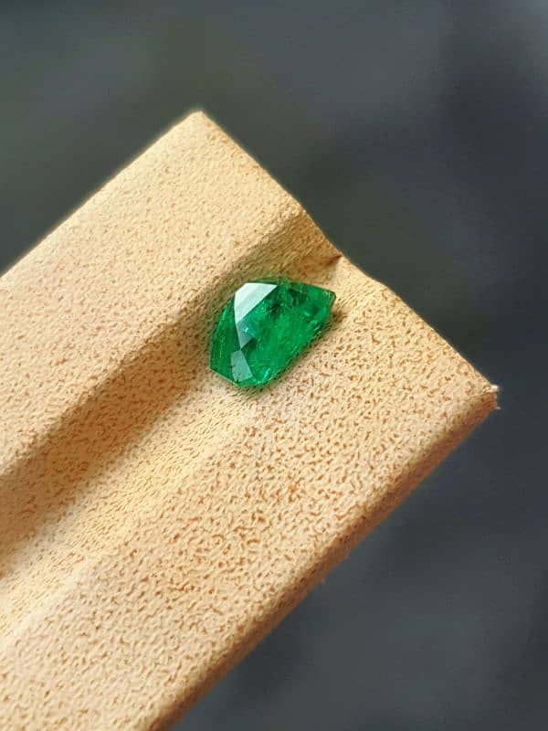 2.06 ct Natural Emerald, Emerald Cut Gem from Panjshir Afghanistan 3