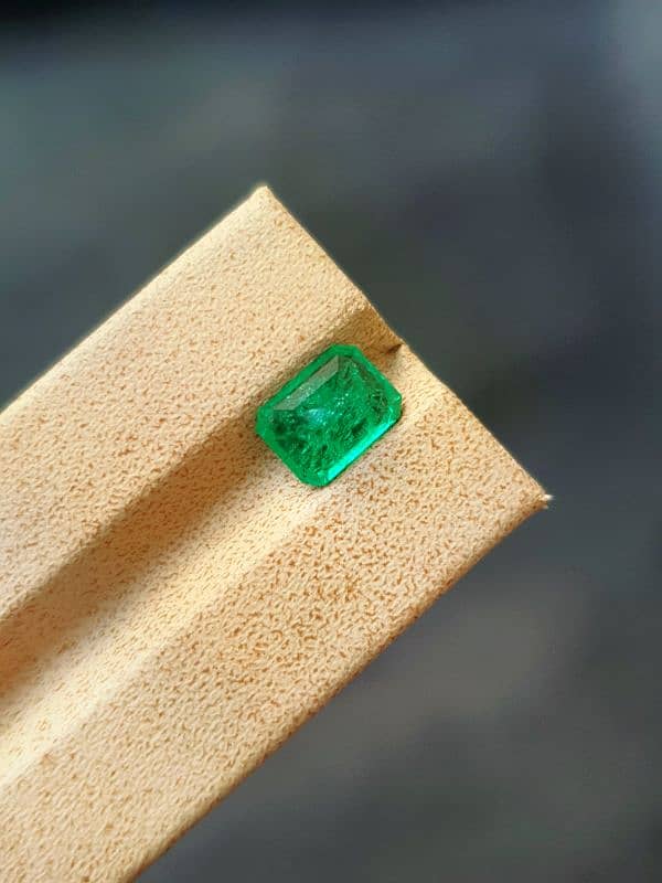 2.06 ct Natural Emerald, Emerald Cut Gem from Panjshir Afghanistan 4