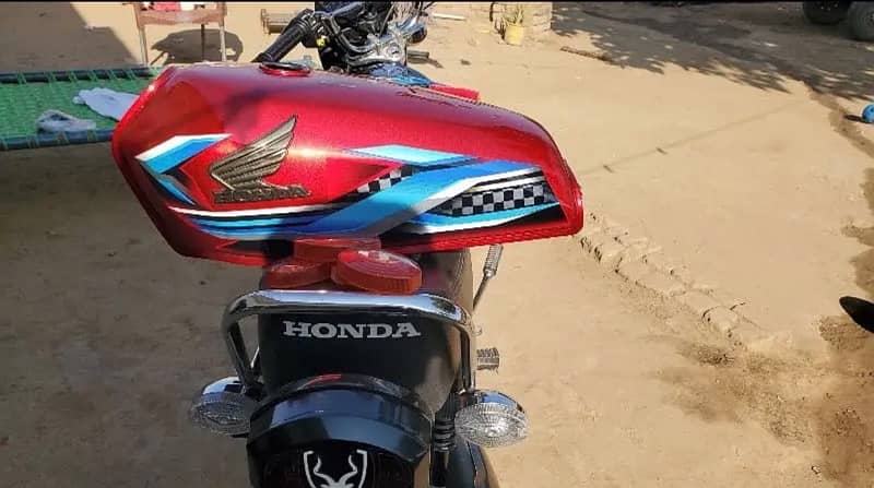 Honda Cg 125 2024 all punjab number laga hoa ha 8