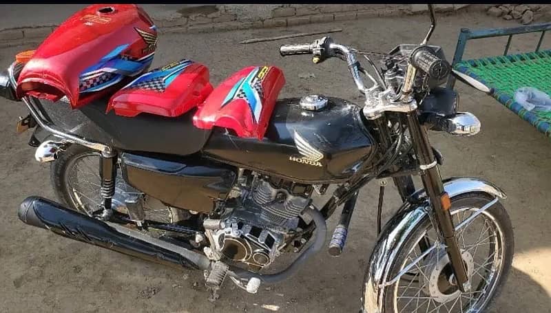 Honda Cg 125 2024 all punjab number laga hoa ha 10