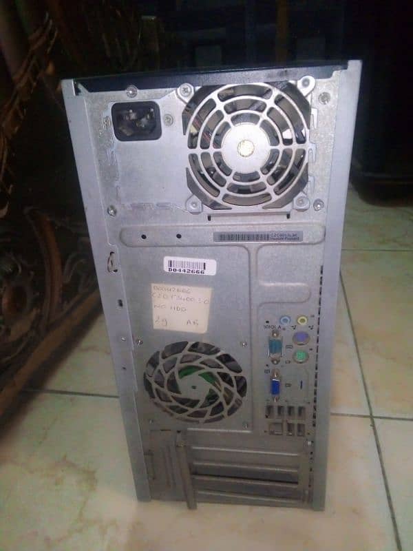 HP 5800 Core 2 Duo (Tower) with 15.5 inch Lcd 5