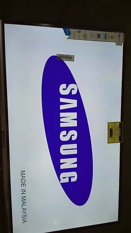 led 32 inch Samsung Android borderless voice remote Bluetooth woofer t 2