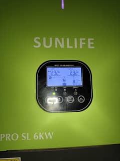 6KW Sunpro Sun life Inverter Just 6 Months Used